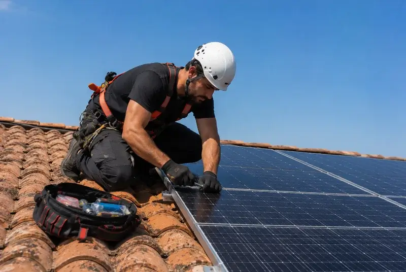 Maintenance et monitoring de panneaux solaires à Vidauban