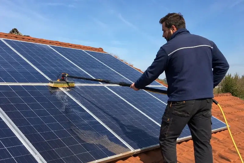 Nettoyage et entretien de panneaux solaires à Vidauban